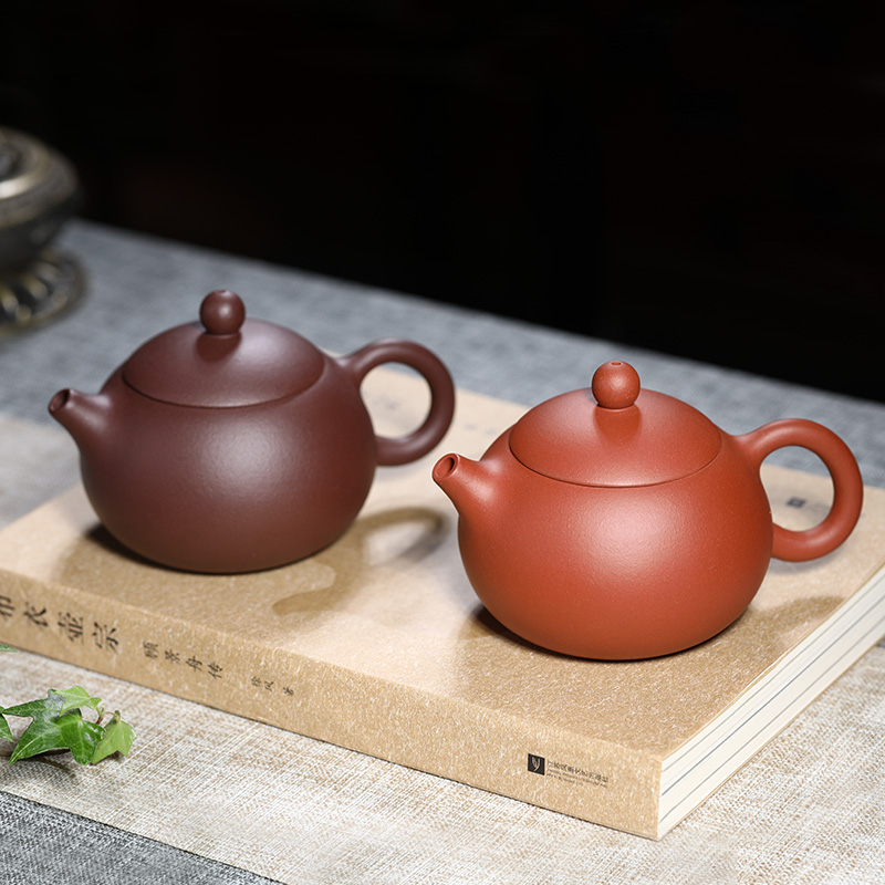 宜兴原矿紫砂壶民间艺人手工西施茶壶功夫紫砂茶具