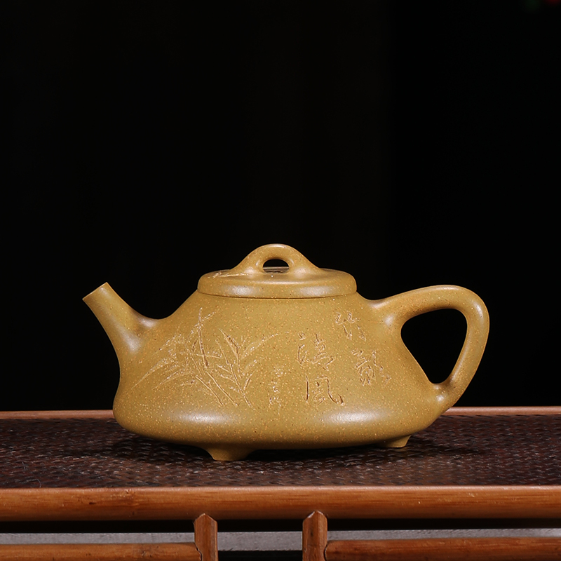 宜兴原矿紫砂壶家用手工茶壶中式茶具 纯手工泡茶壶复古 段泥子冶